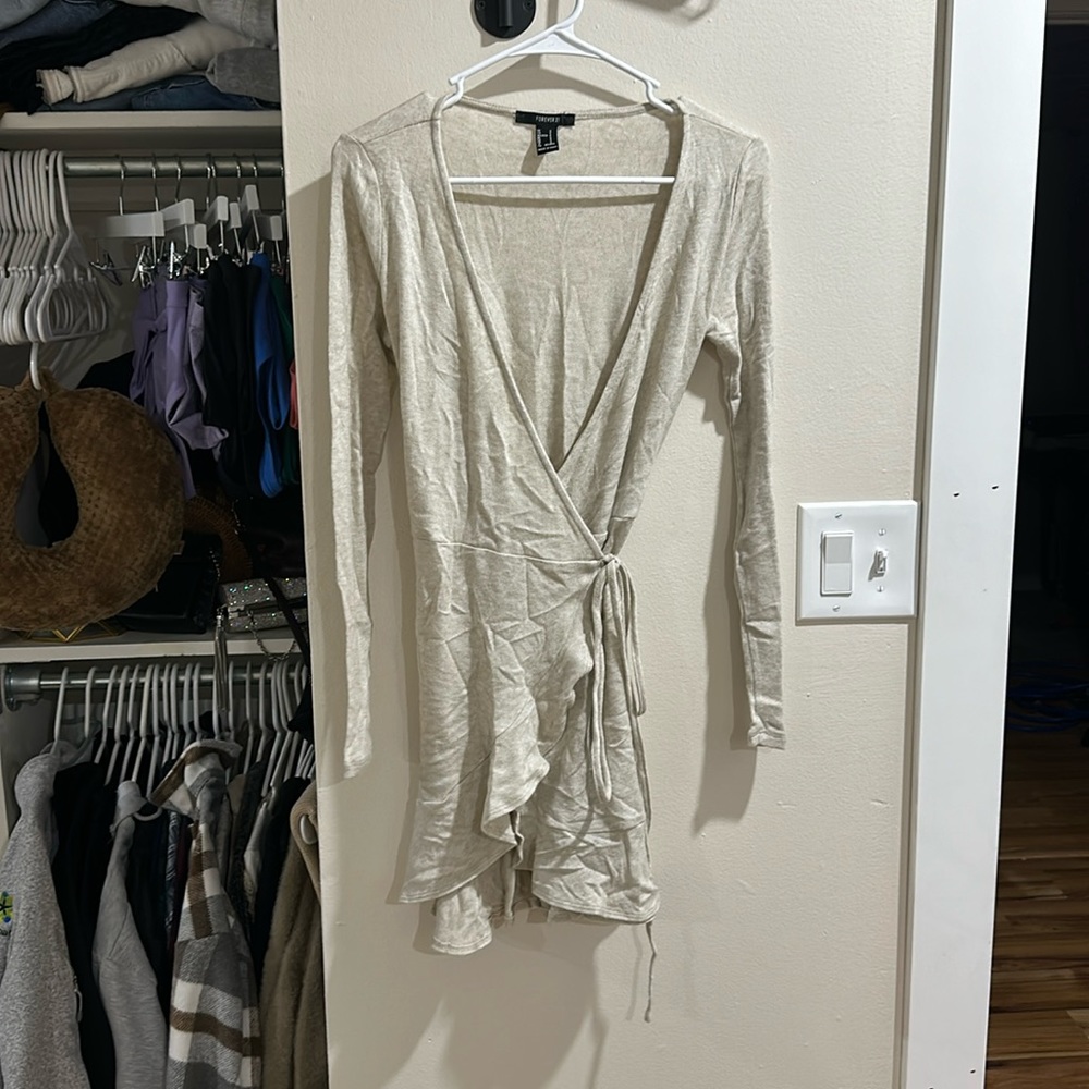 forever 21 wrap dress